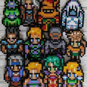 Final Fantasy 6 VI Characters from Iron Beads, Nintendo, SNES, HAMA, Squaresoft