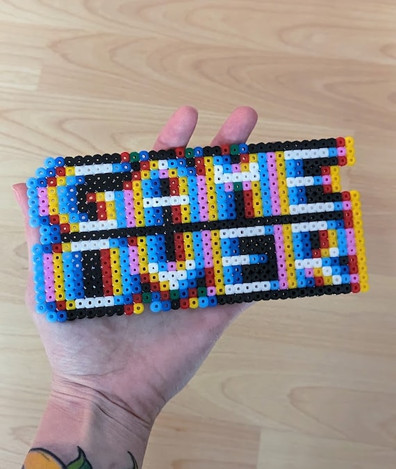 GAME OVER Made of Iron Beads, Perler, Nintendo, Video Games, Retro, Trippy,  Beads, Kandi, Playstation, Xbox, Wii, Switch, Game Boy, SNES -  Norway