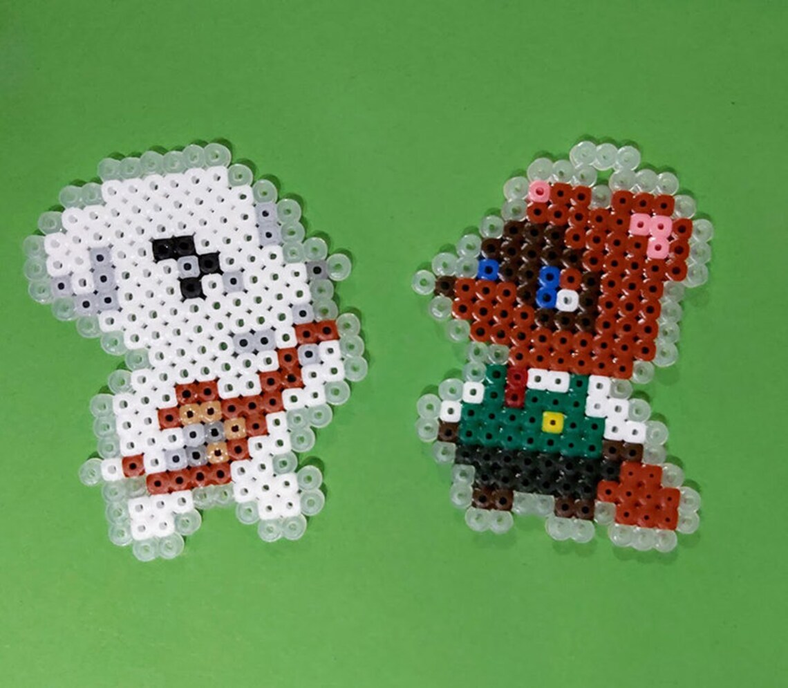 Animal Crossing Characters from Ironing Beads Tom Nook Etsy