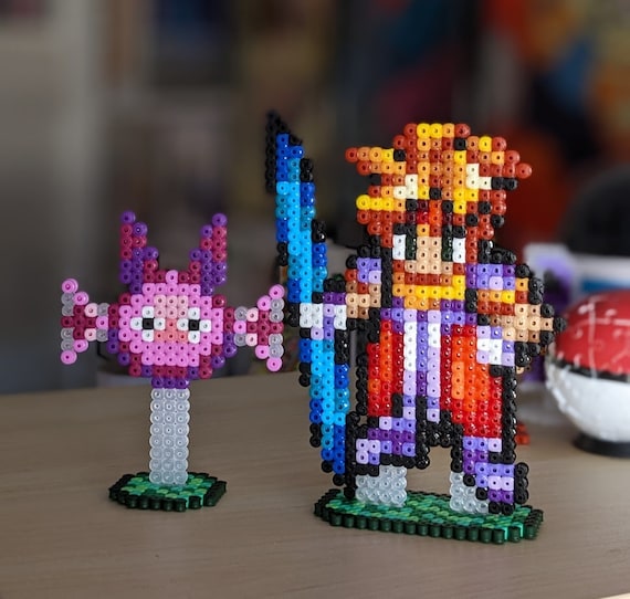 Terranigma Characters Made of Iron Beads, Ark, Yomi / Fluffy
