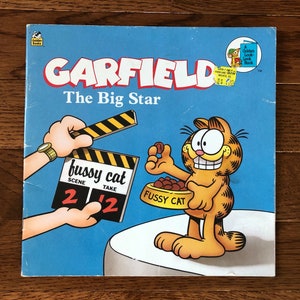 1988 Vintage Garfield The Big Star by Jim Davis