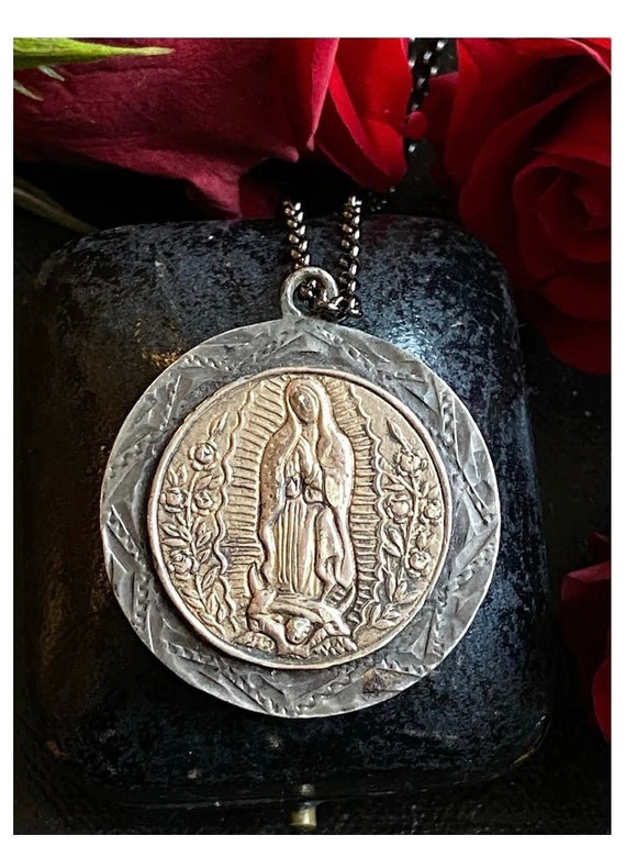 Antique Our Lady of Guadalupe Medal