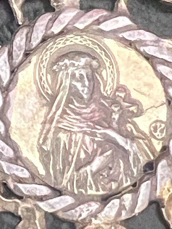 Antique Saint Therese Medal View 3