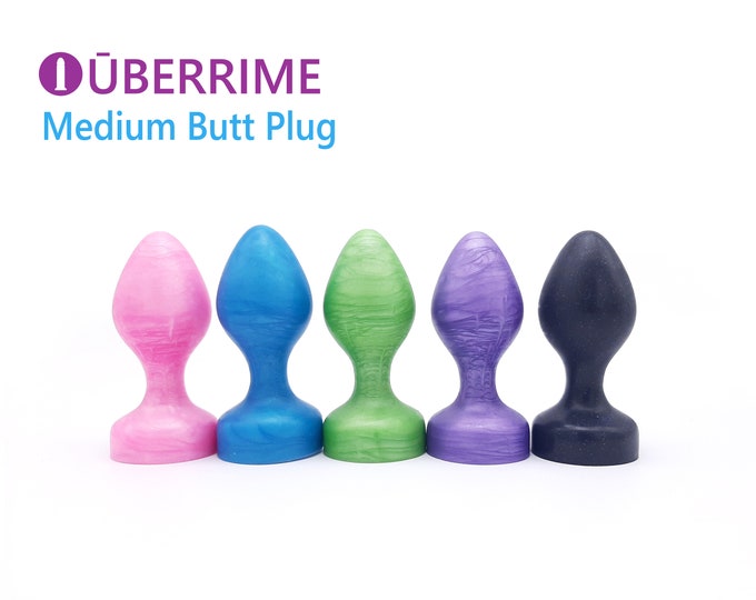 Medium Butt Plug - Platinum Silicone Butt Plug - The Medium Butt Plug