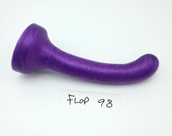 FLOP - The Uberrime Platinum Silicone Pegging Dildo - NOLA Purple