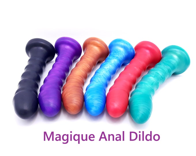 The Magique Platinum Silicone Anal and Depth Play Dildo