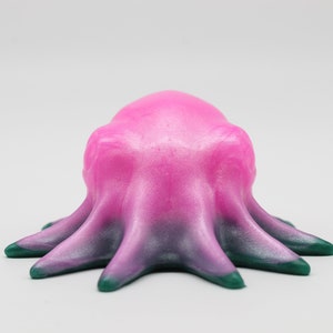 Tiny Octopus Squishy - Stress Ball - Platinum Silicone
