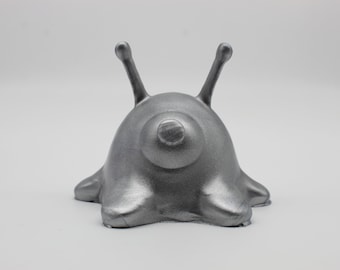 Alien Brain Sucker Squishy - Stress Ball - Platinum Silicone