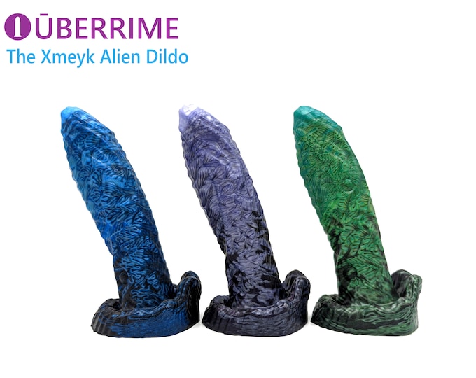 Xmeyk Alien Monster Dildo - Custom Made to Order Platinum Silicone Dildo