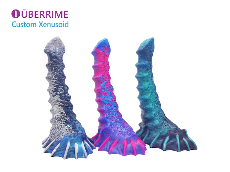 Tentacle Dildo - Alien Dildo - Fantasy Dildo - Custom Dildo - Made to Order - The Xenusoid Alien Tentacle Dildo 