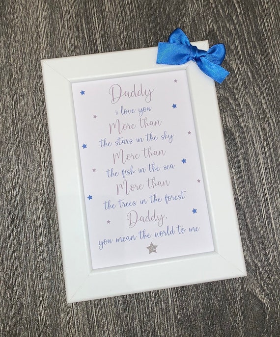Dad I Love You More Than Fathers Day Frame Fathers Day Etsy Dad I Love You More Than Fathers Day Frame Fathers Day Etsy