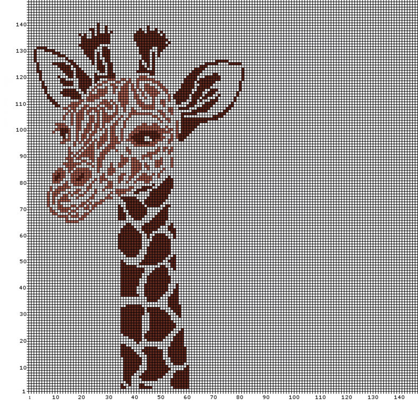 Giraffe Cross Stitch Pattern Instant Pdf Download Cross Etsy Canada