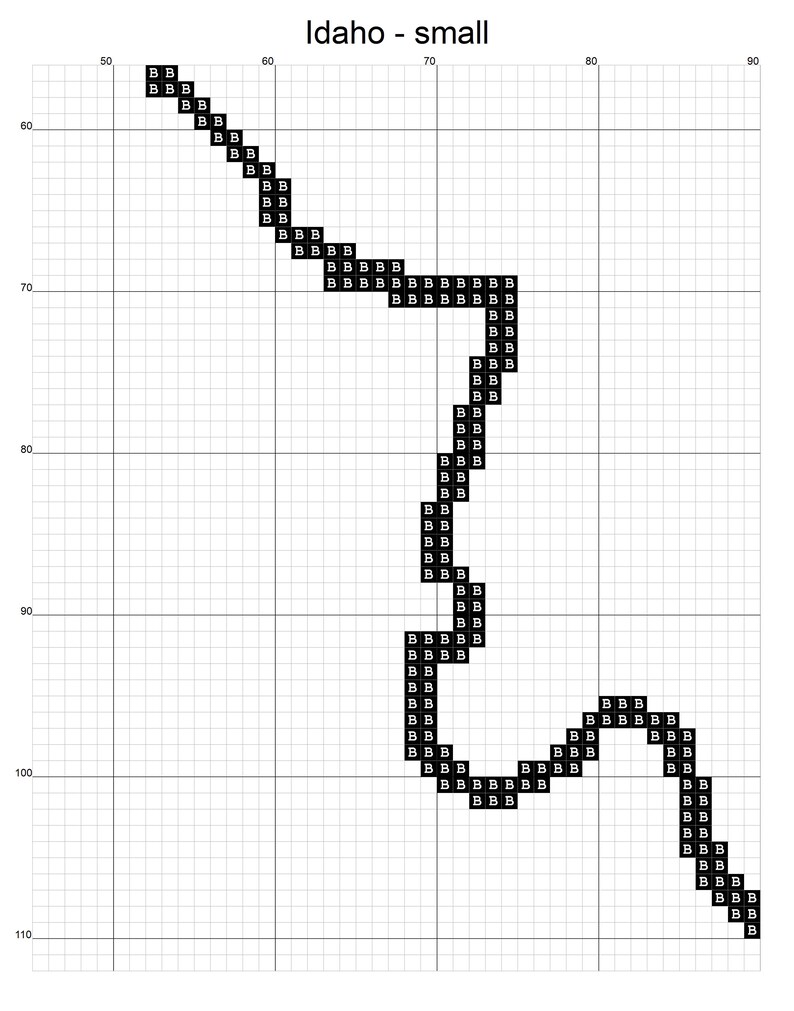 Idaho Home Cross Stitch Pattern Instant Download Etsy