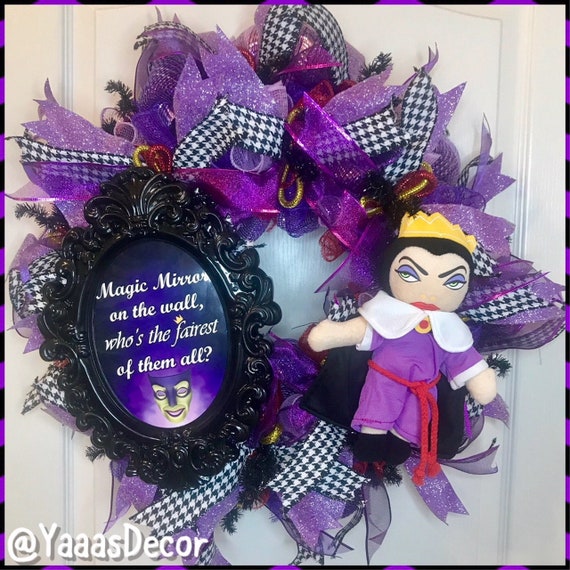 Evil Queen Disney Villains Magic Mirror Evil Queen Etsy
