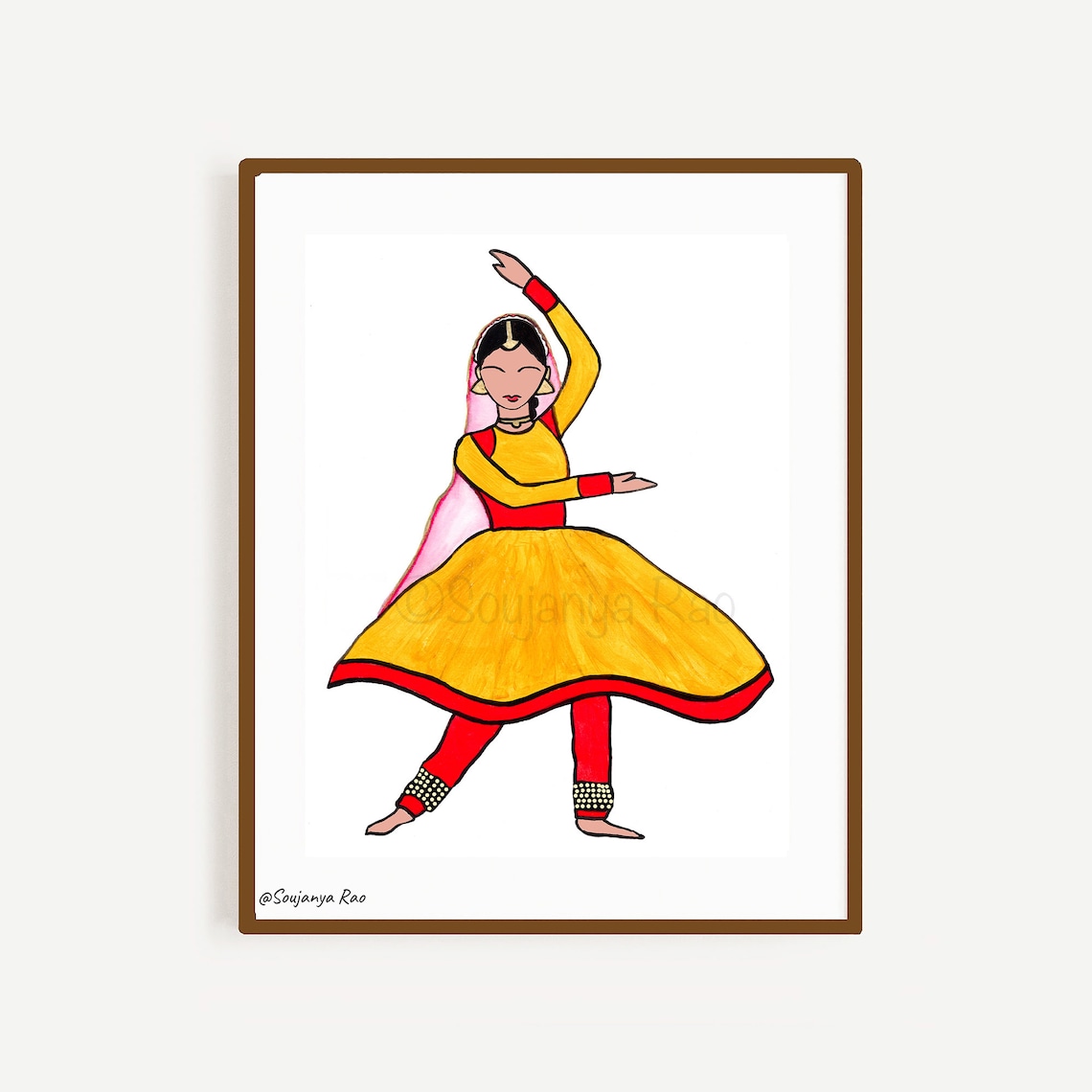Kathak Art Kathak Kathak Dancer Print Indian Dance Indian Etsy