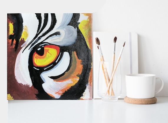 Face of the Tiger 8.5x11/" Photo Print Wild Animal Art Abstract Fierce Big Cat