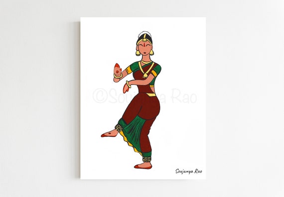 Bharatanatyam Artbharatanatyam Art Printbharatanatyam - Etsy Ireland Bharatanatyam Artbharatanatyam Art Printbharatanatyam - Etsy Ireland