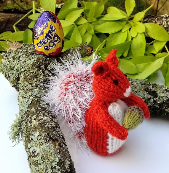 KNITTING PATTERN Flopsy inspired Choc cover Peter Rabbit Easter Creme Egg