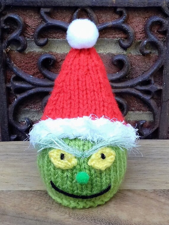PDF KNITTING PATTERN Christmas Character Chocolate Orange Cover, Christmas Knitting Patterns Toys, Knitted Santa Hat Cosy, Christmas Eve Box