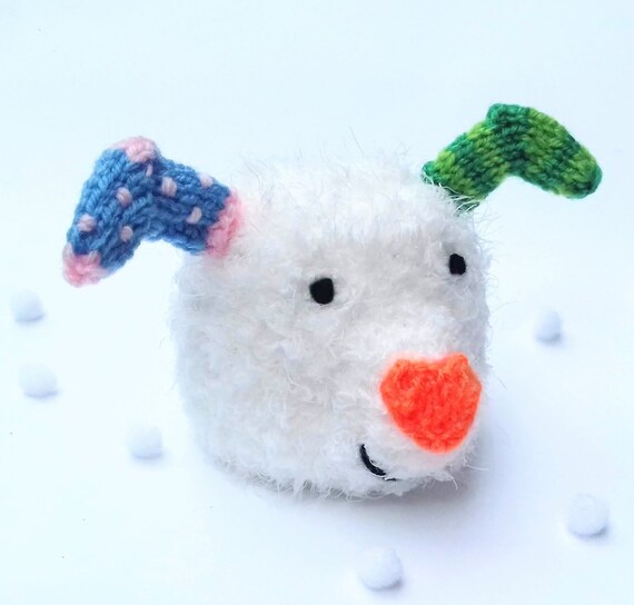 Snow Dog Chocolate Orange Cover Christmas Knitting Patterns For Toys The Snowman Knitting Pattern Knitted Christmas Decorations Cosy Gift