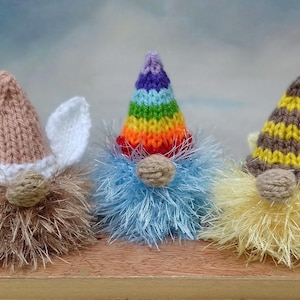 PDF KNITTING PATTERN Easter Egg Gonk Gnomes Creme Egg Covers, Easter Knitting Patterns Toys, Knitted Chocolate Egg Cosy, Bee, Bunny, Rainbow