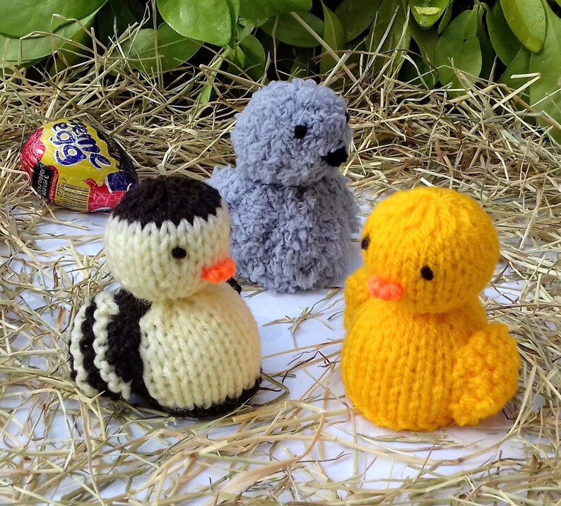 Duckling Creme Egg Cover Easter Knitting Patterns Toys Etsy