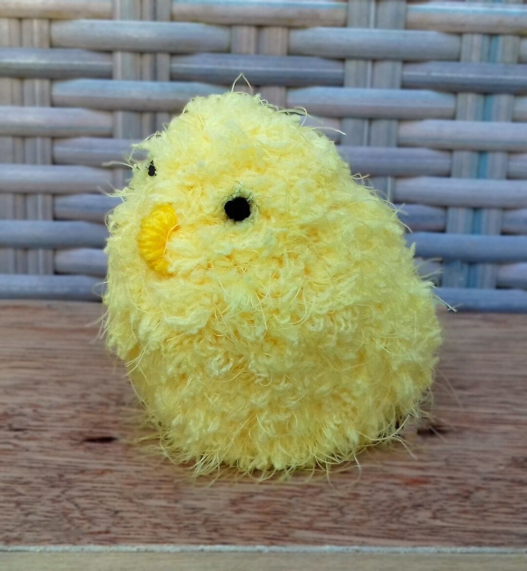 Fluffy Easter Chick Creme Egg Cover Knitting Pattern, Easter Knitting Patterns Toys, Knitted