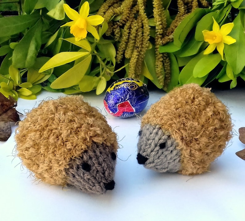 Baby Hedgehog Creme Egg Cover Easter Knitting Patterns For Etsy