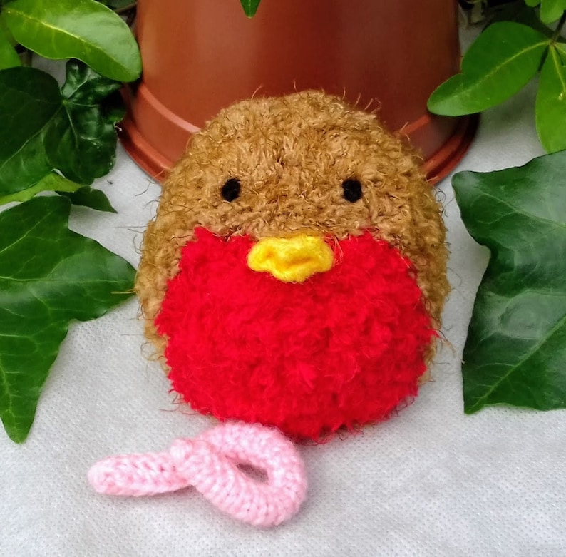 Robin Chocolate Orange Cover Knitting Pattern Christmas Etsy