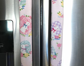 connies creation design Refrigerator Door Handle Covers Set of 4 Classic Christmas Theme 13 L X 5 W