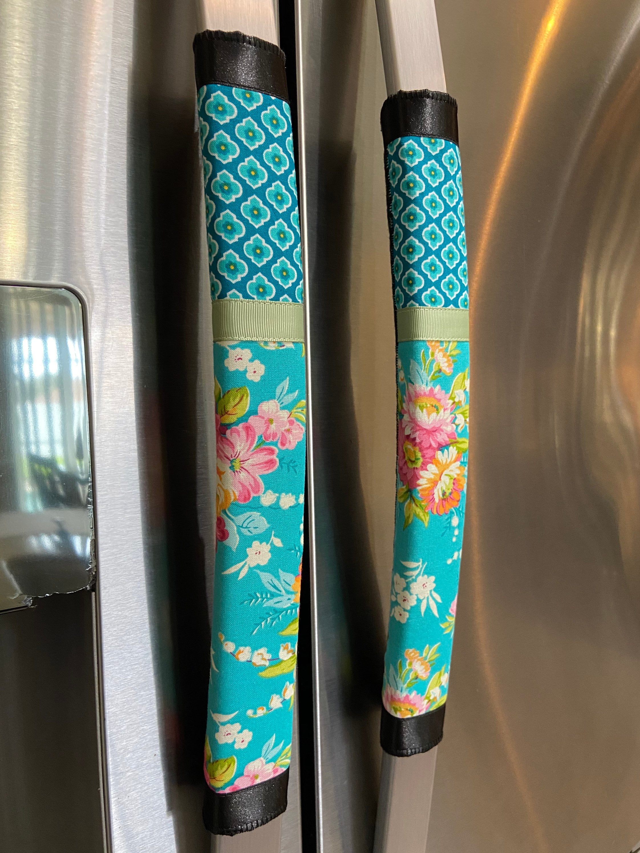 Refrigerator Door Handle Covers Set of Four Vintage Spring | Etsy
