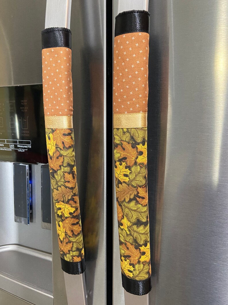 Refrigerator Door Handle Covers Set of Four Sparkly Autumn - Etsy