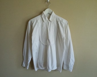 ADULT MENS MALE RENAISSANCE MUSLIN PEASANT PIRATE COSTUME SHIRT LARP FARMER