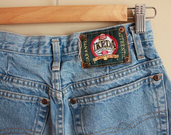 Vintage 90s Women's Ikeda Loose Fit Jeans | Size Small | Waist 27