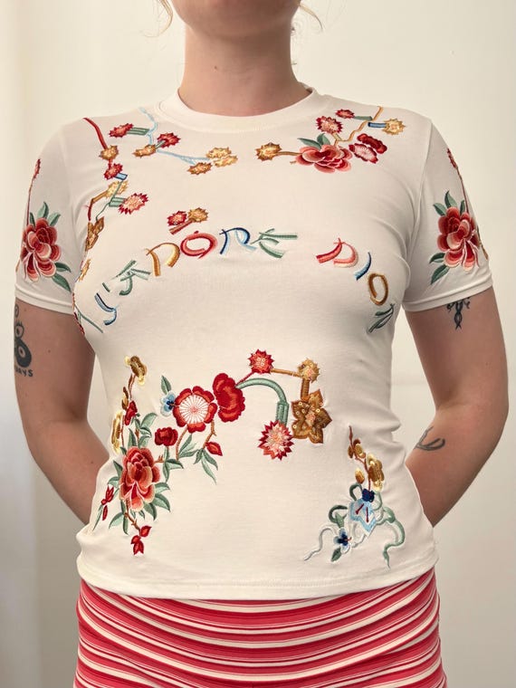 Dior JADORE DIOR ホワイトTシャツ Christian Dior J'ADORE DIOR T