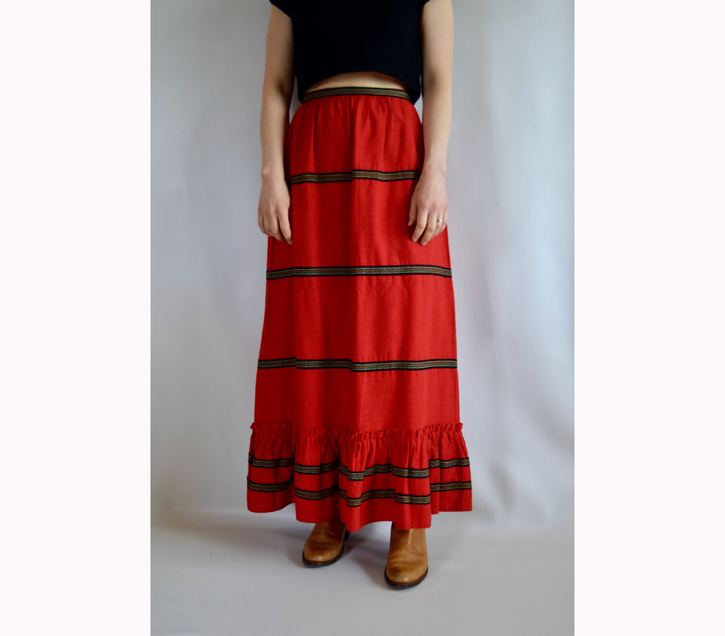 本物新品保証】 I-N-C Womens Tiered Maxi Skirt レディース ...