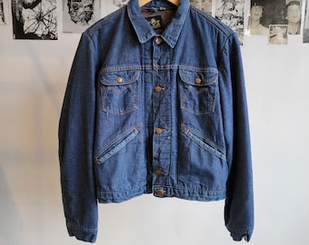 Vintage 1960s/70s Wrangler 24mjz Pleat Zip-front Denim Vintage 1960s/70s Wrangler 24mjz Pleat Zip-front Denim
