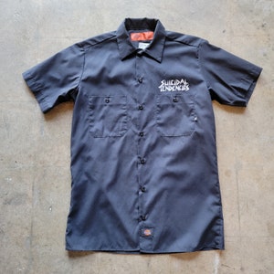 Vintage 90s Suicidal Tendencies Dickies Work Shirt | Size Small