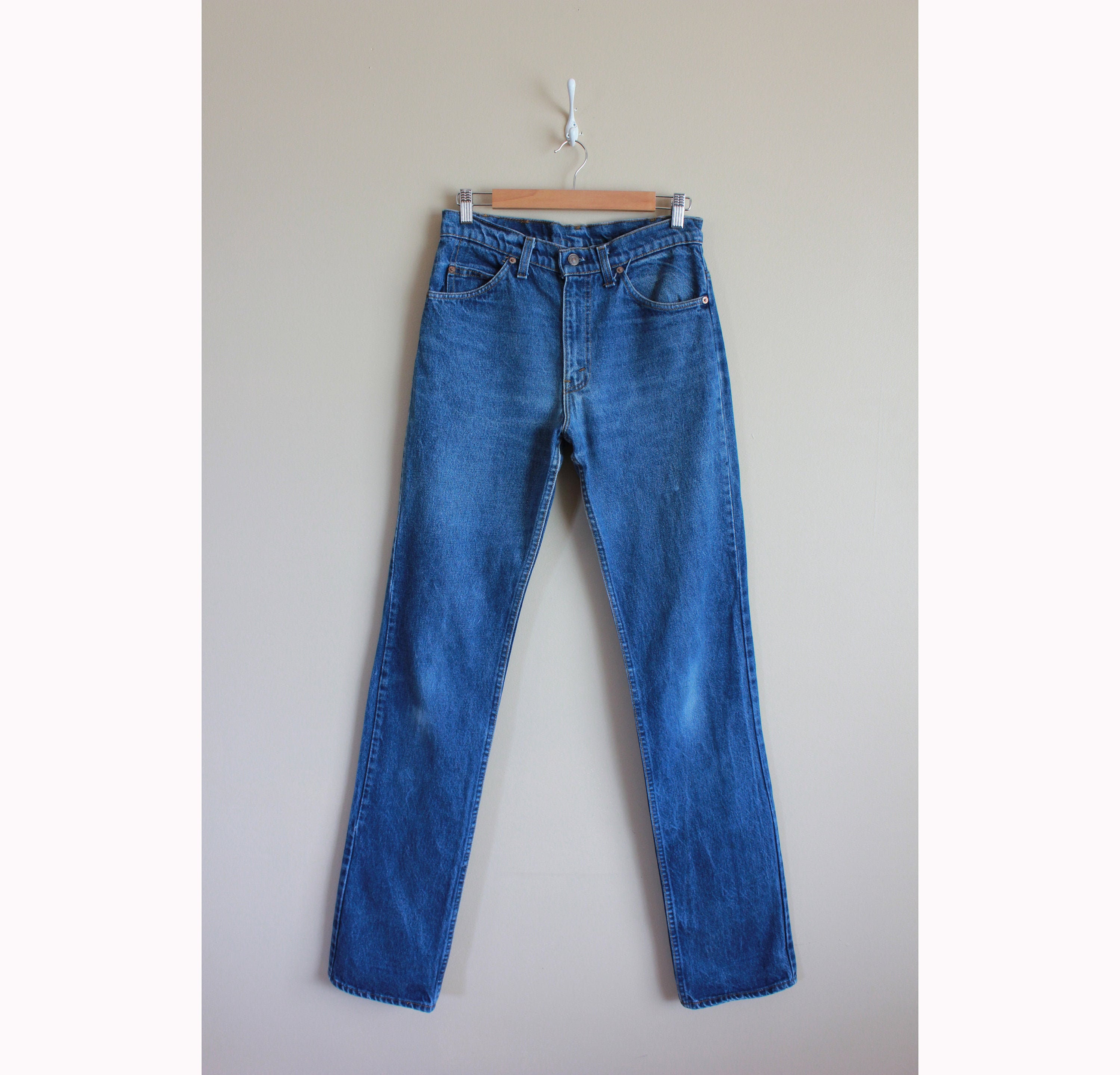 Vintage 80s Men s Levi s 513s Slim Straight Fit Jeans Waist 31 X