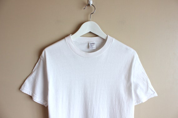 Vintage 90s Jcpenney Blank White T 