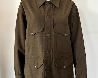 Vintage 1950’s Filson Forester Shirt | XL | 100% Virgin Wool | Union Made | Overshirt | Field Jacket