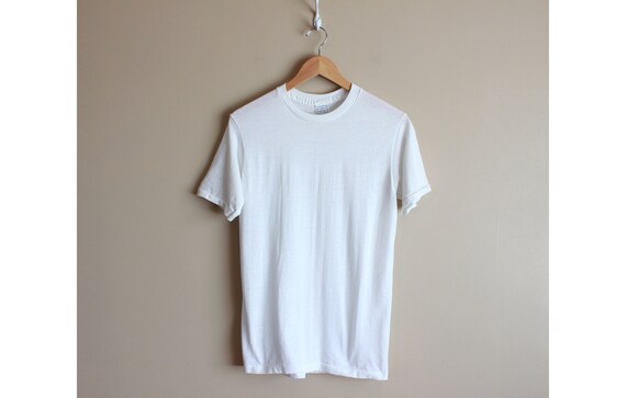 Plain White T-shirt Blank 