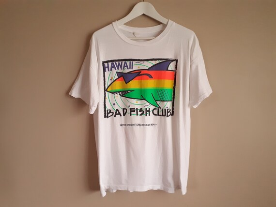 Vintage 90s Hawaii 'bad Fish Club 
