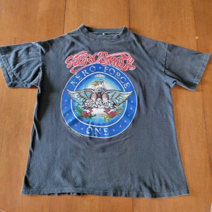 ヴィンテージ 1989 エアロスミス ポンプ コンサート Tシャツ