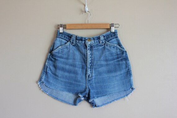 Vintage 80s Denim Cut-off Jean Shorts 