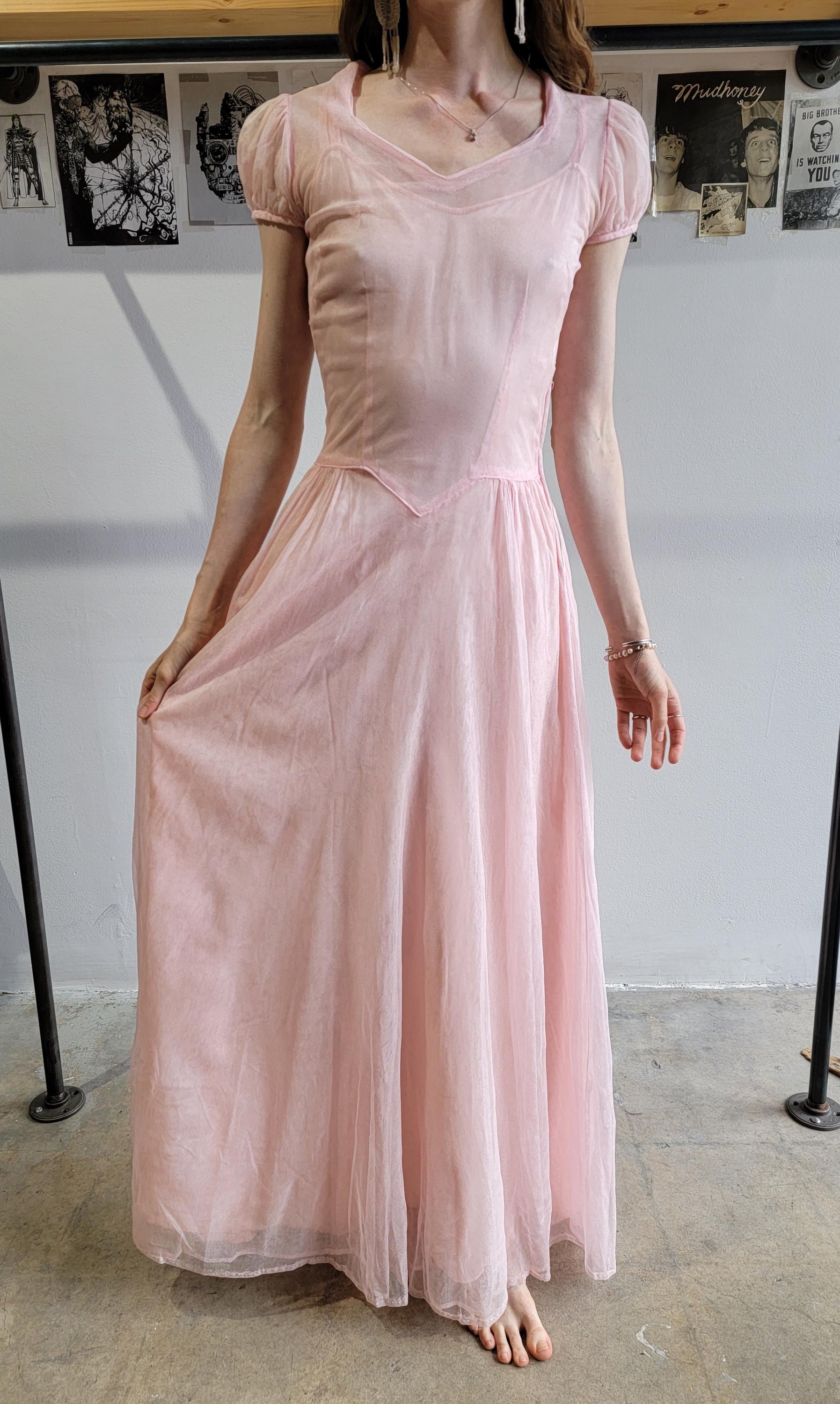 Pink 1940s Dress - Etsy Canada