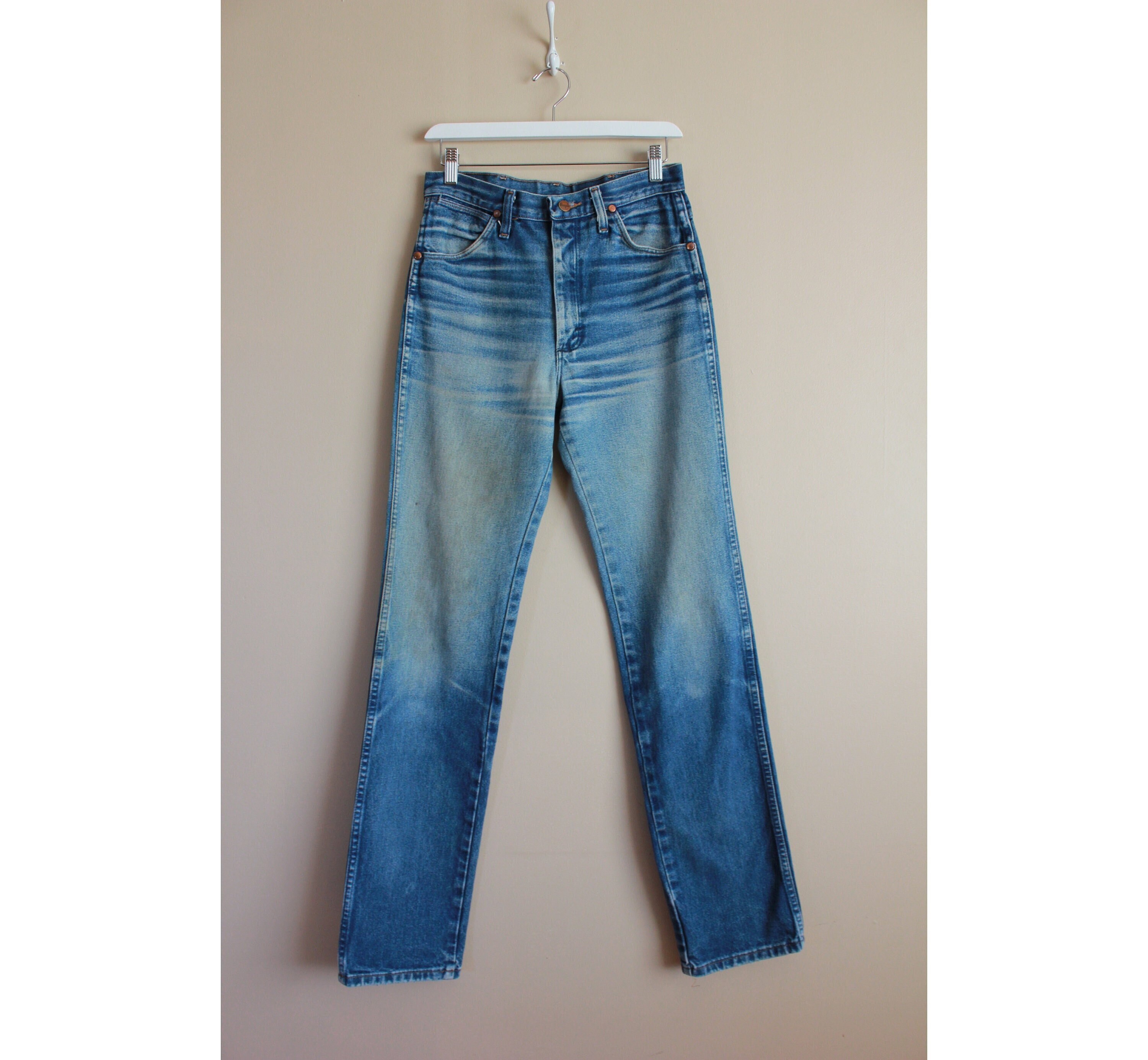 Faded Blue Wrangler Jeans Waist 29 