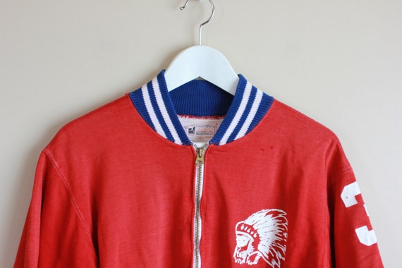 Vintage 40s Red Champion Knitwear Company Pullove… - image 2