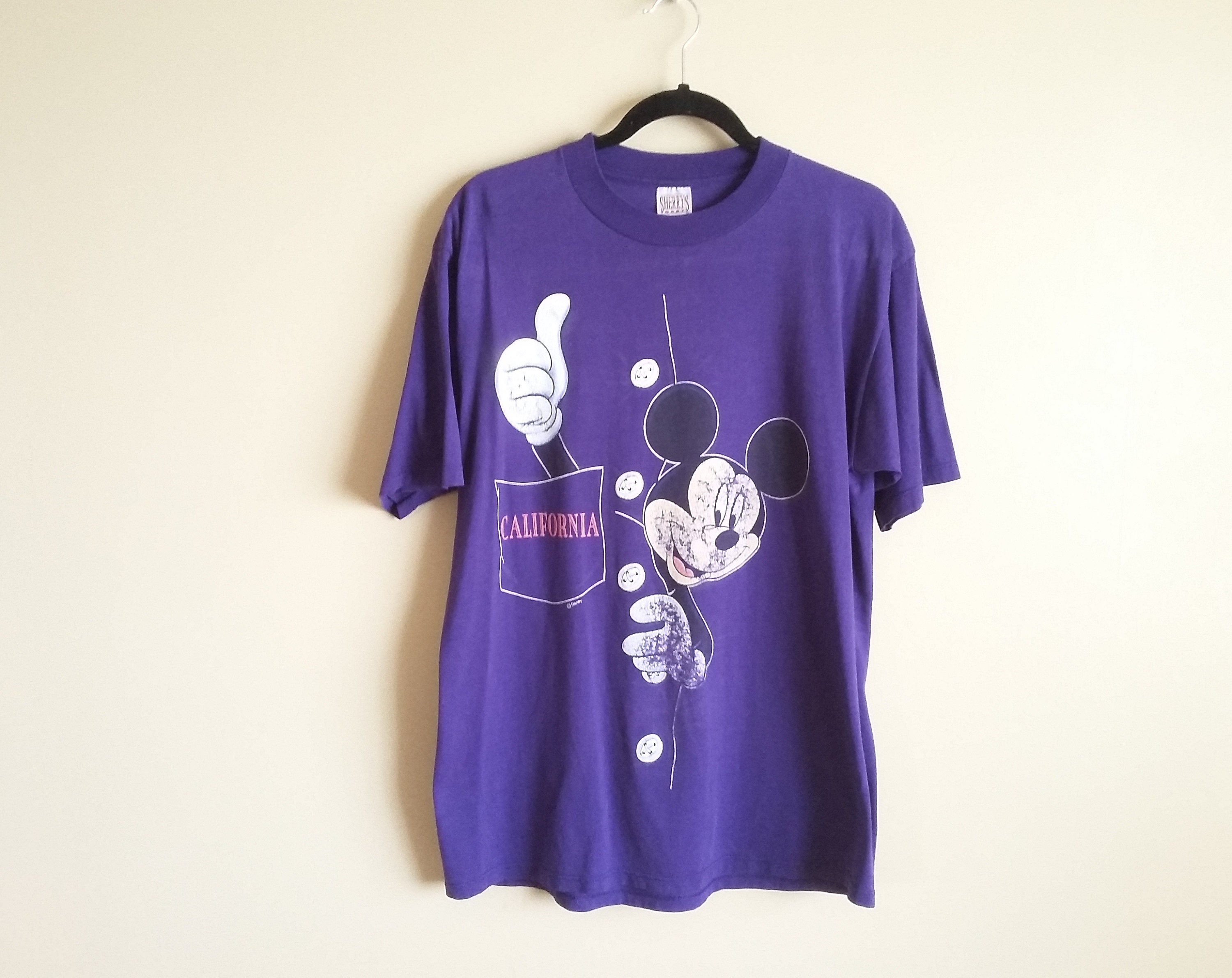 purple mickey mouse shirt