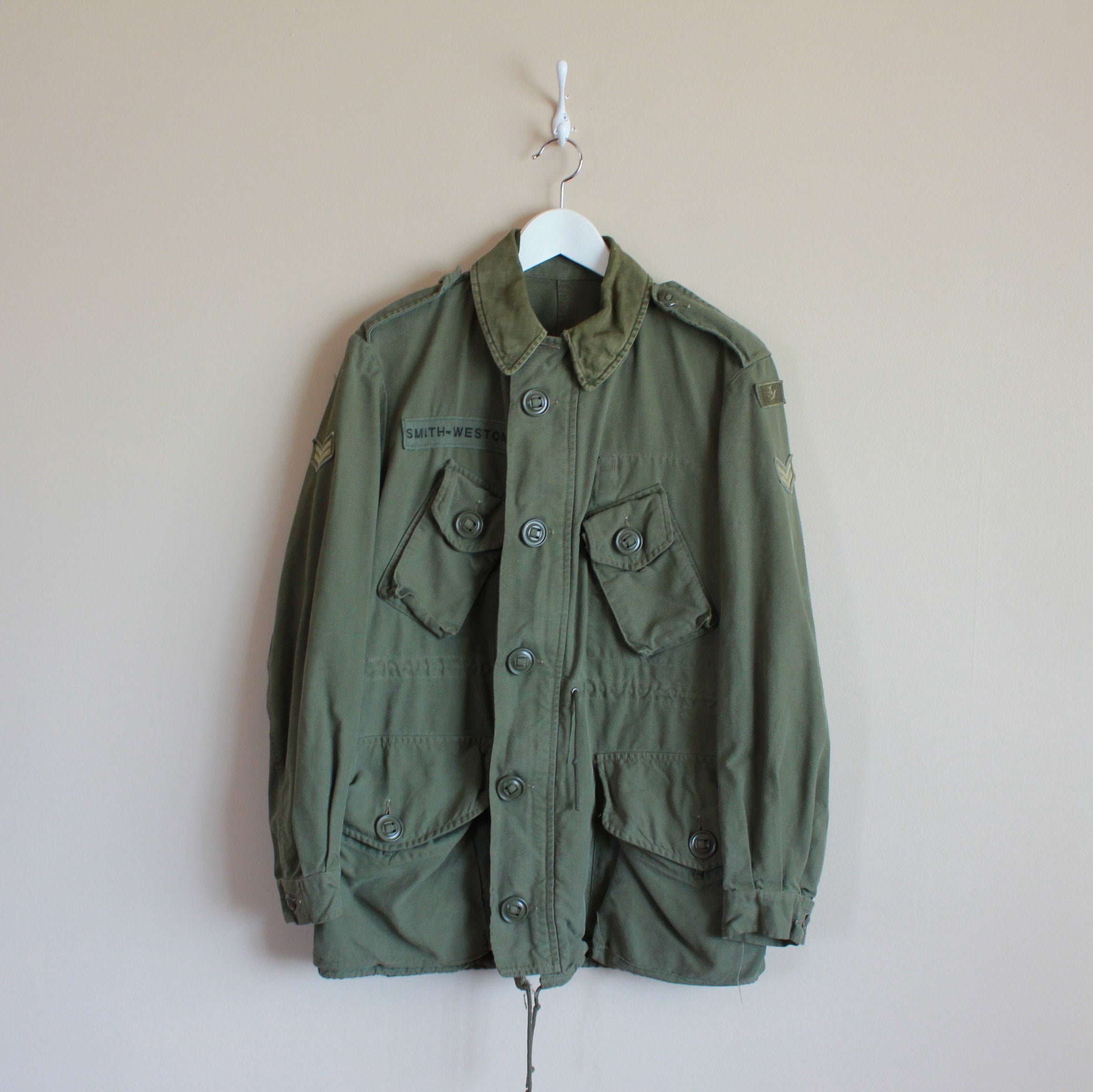 Vintage 80s Canadian Military Cotton Combat / Field Coat. MK2